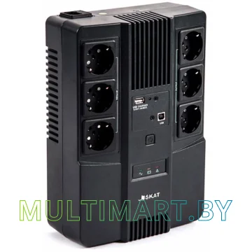Источник бесперебойного питания Бастион SKAT-UPS 600-AI-IN-1x7 (8998)